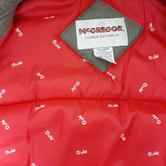 MC GREGORY Green Red Quilted Lining New Jacket XL - Picture 2 of 9